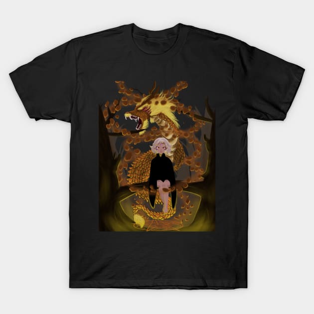 dragon T-Shirt by dindafirstiana